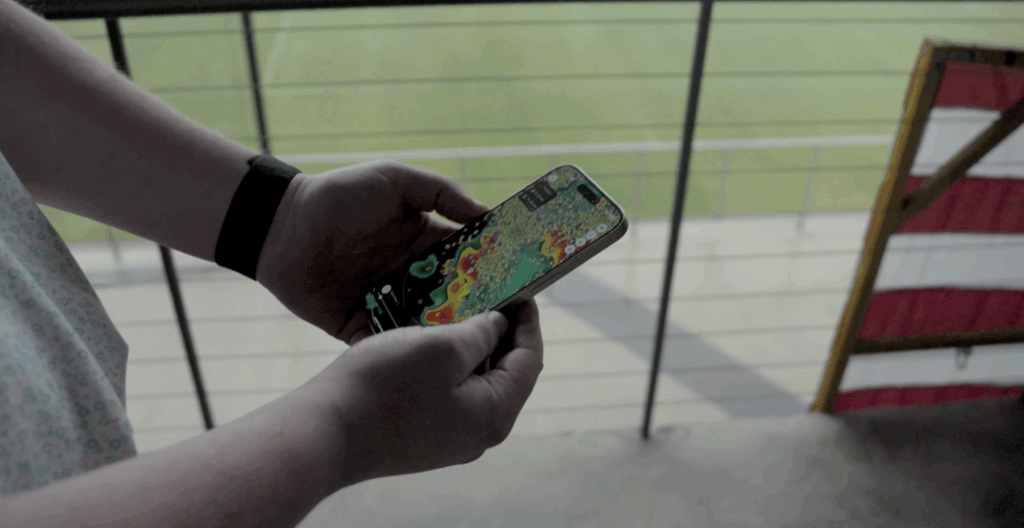 Perry weather app lightning